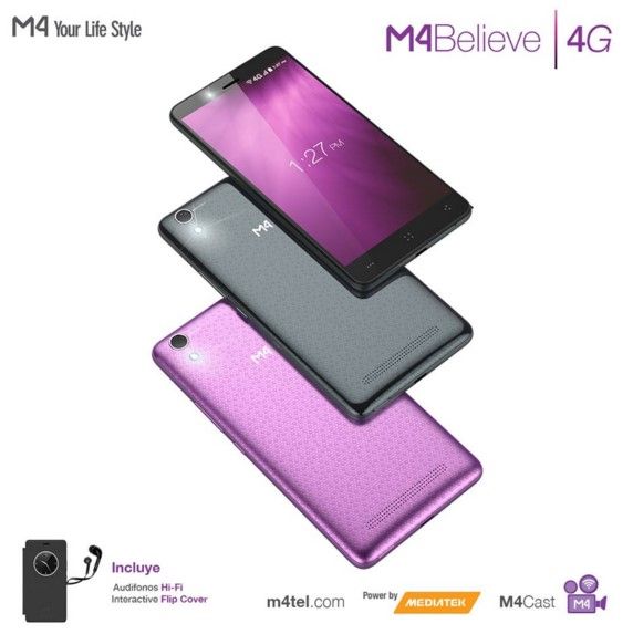 El smartphone mexicano que quiere competir con el iPhone - M4-Believe-M4Tel