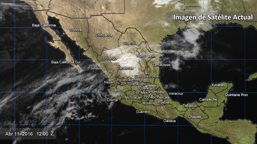 Prevalece clima caluroso en gran parte del país - MAPA_MEX