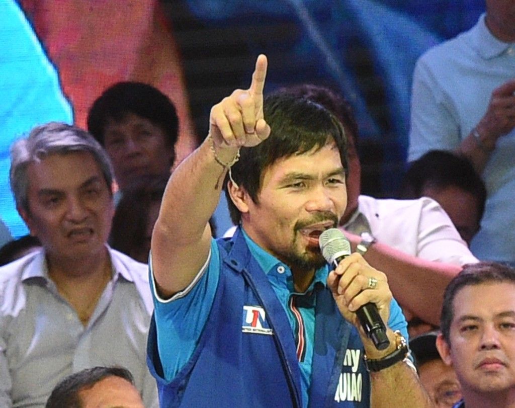 Manny Pacquiao contempla competir en Río 2016 - Manny-Pacquiao-Candidato-Senado-1024x811