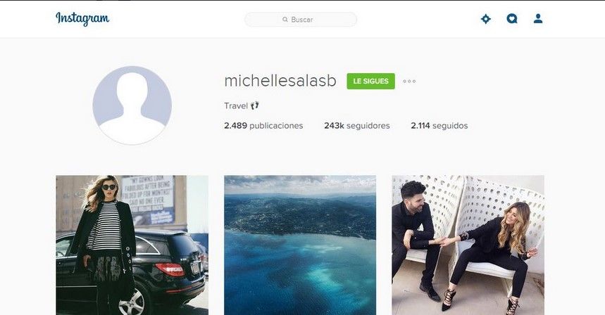 Hackean cuenta de Instagram a hija de Luis Miguel - Michelle-Salas