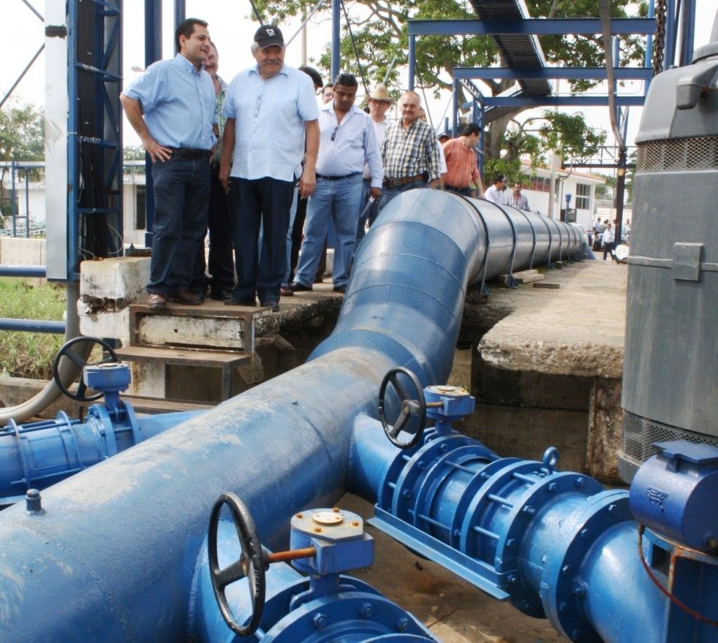 Ruptura de tubería deja sin agua a 80 mil habitantes en Tabasco - Planta-Carrizal-1024x917