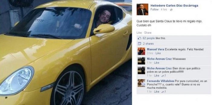 Regresa a la política el priísta que regaló Porsche a hijo - Porsche-PRI