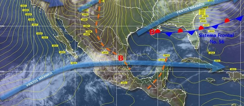 Prevén tormentas eléctricas y granizo en parte del país