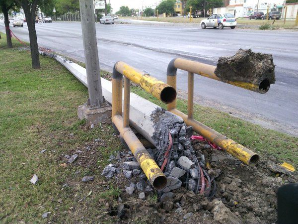 Tiran postes de videocámaras en Reynosa. Acusan al crimen organizado - Postes-Tamaulipas-3