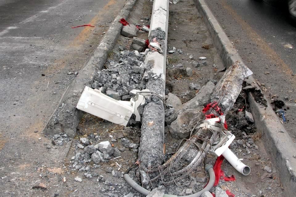 Tiran postes de videocámaras en Reynosa. Acusan al crimen organizado - Postes-Tamaulipas-5