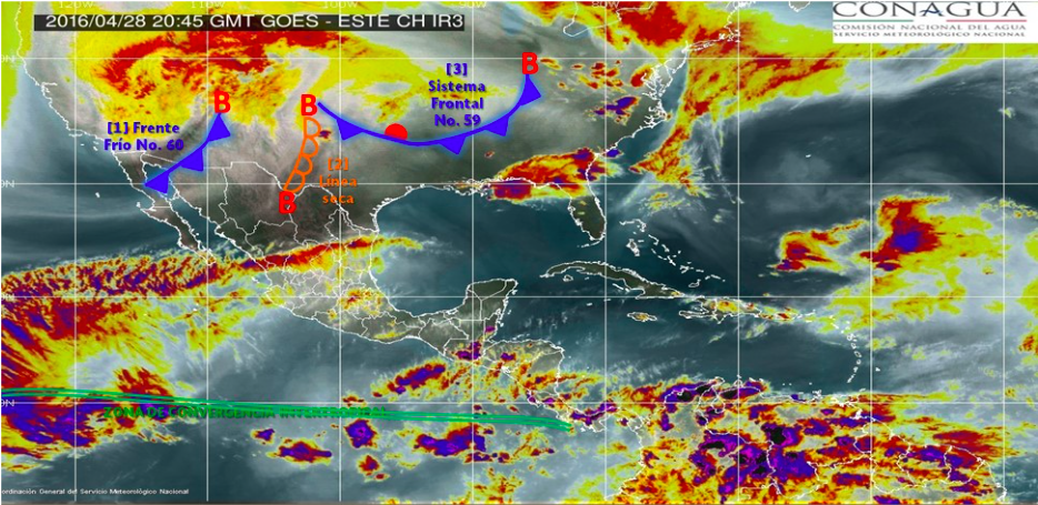 Prevén lluvias en la frontera norte del país - SMT-2