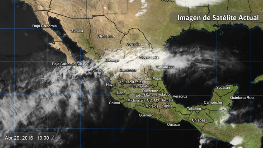 Prevén lluvias en la frontera norte del país
