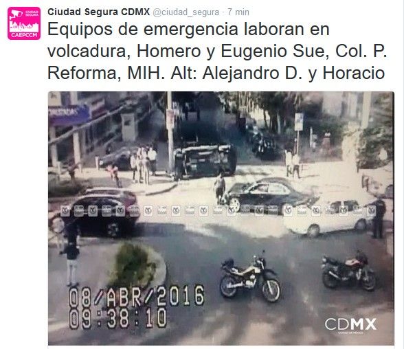 Vuelca auto en Polanco - Screenshot_4