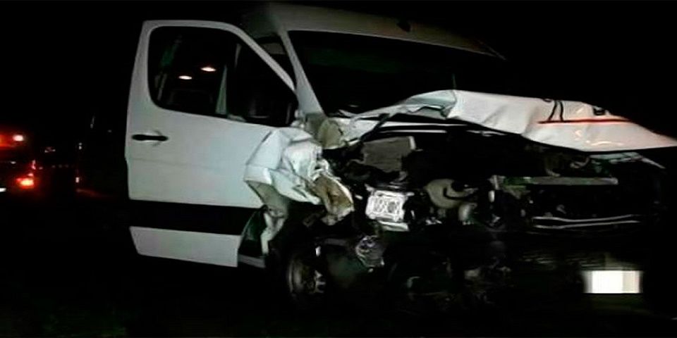 Niños triquis sufren accidente vial en Puebla