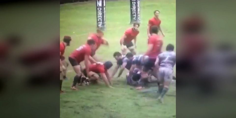 Video: brutal patada de rugby le cuesta sanción de por vida a agresor Video: brutal patada de rugby le cuesta sanción de por vida a agresor