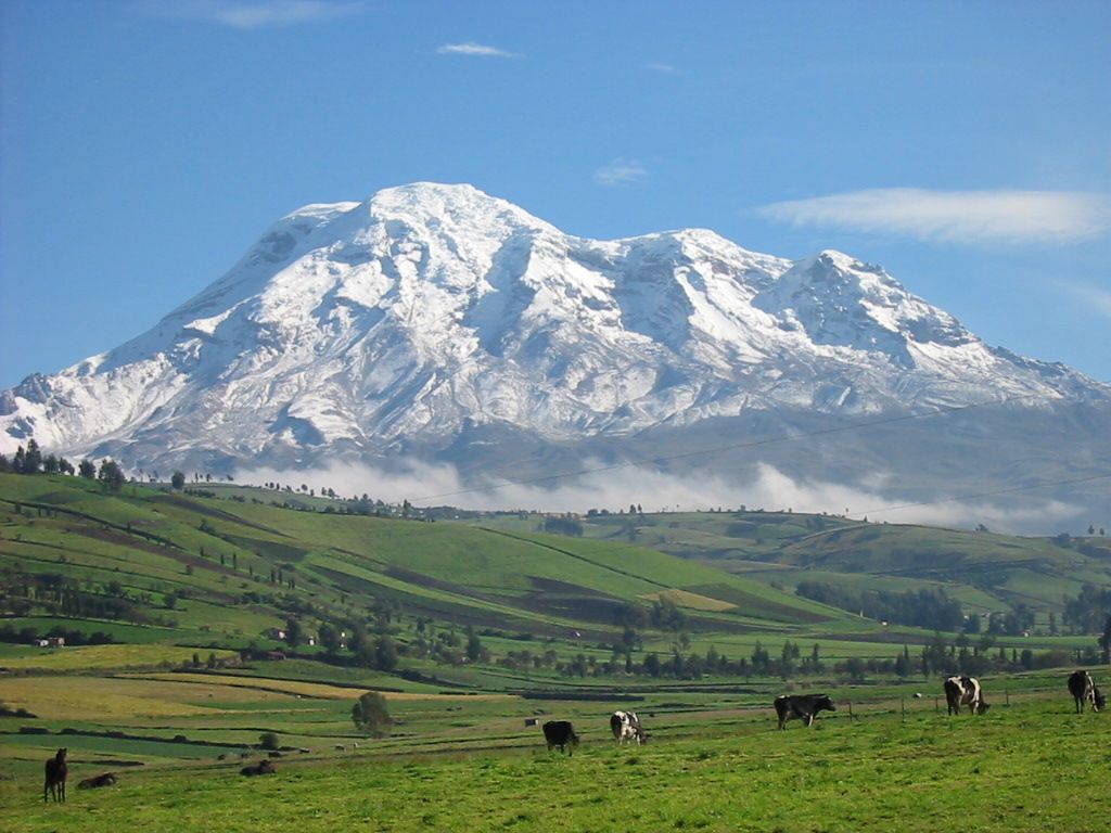 Volcán Chimborazo, el punto más alejado del centro de la Tierra