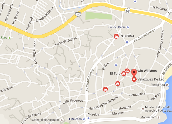 Asesinan a dos hombres en un bar de Acapulco - aca-Google-Maps