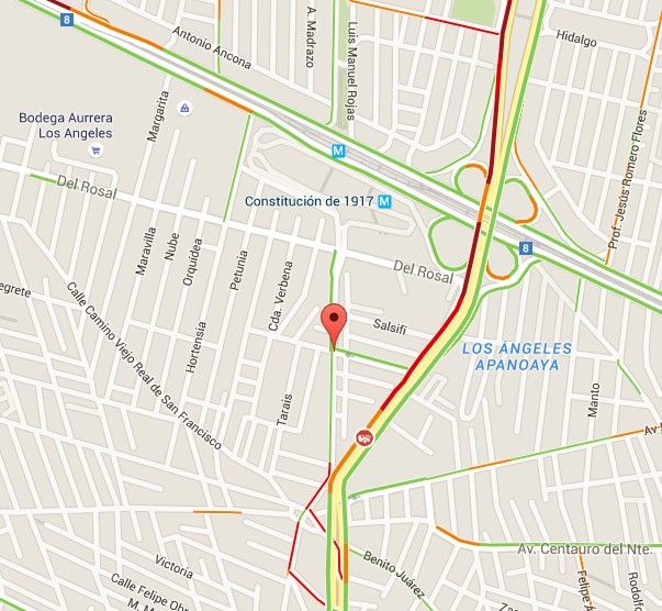 Dos microbuses atropellan a motociclista en Periférico Oriente - accidente-vial-periferico-25abr