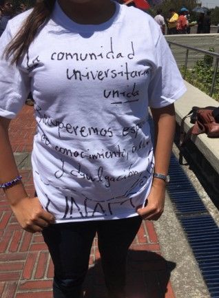 Revientan mitin por la desocupación del auditorio Justo Sierra - alumnos-rectoria-unam-enfoque-noticias