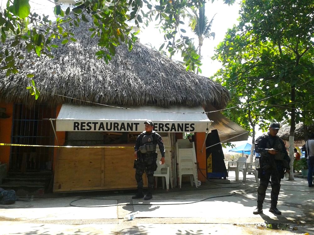 Asesinan a empleado en restaurante de Acapulco