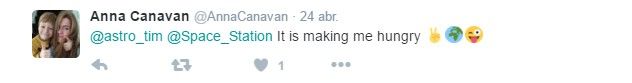 Así se ve un taco en el espacio - astronauta-tuit