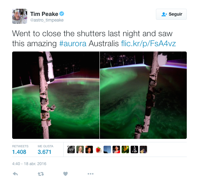 Video: aurora boreal grabada desde el espacio - aurora-boreal-Tim-Peake