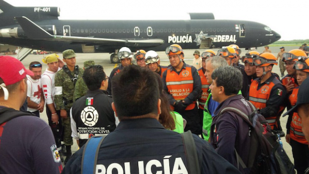 Avión con víveres mexicanos llega a Ecuador - avión-capital-puebla-