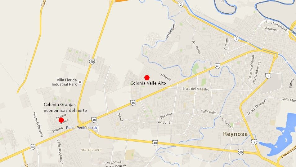 SEMAR abate a dos presuntos delincuentes en Reynosa - balaceras-Reynosa