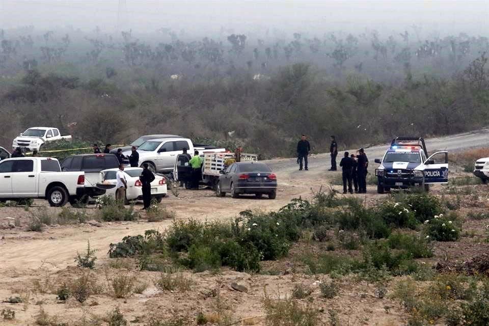 Encuentran dos cuerpos calcinados en García