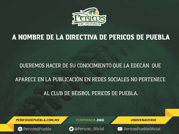 Despiden a policía por fingir que arrestaba a edecán - comunicado-pericos-edecan