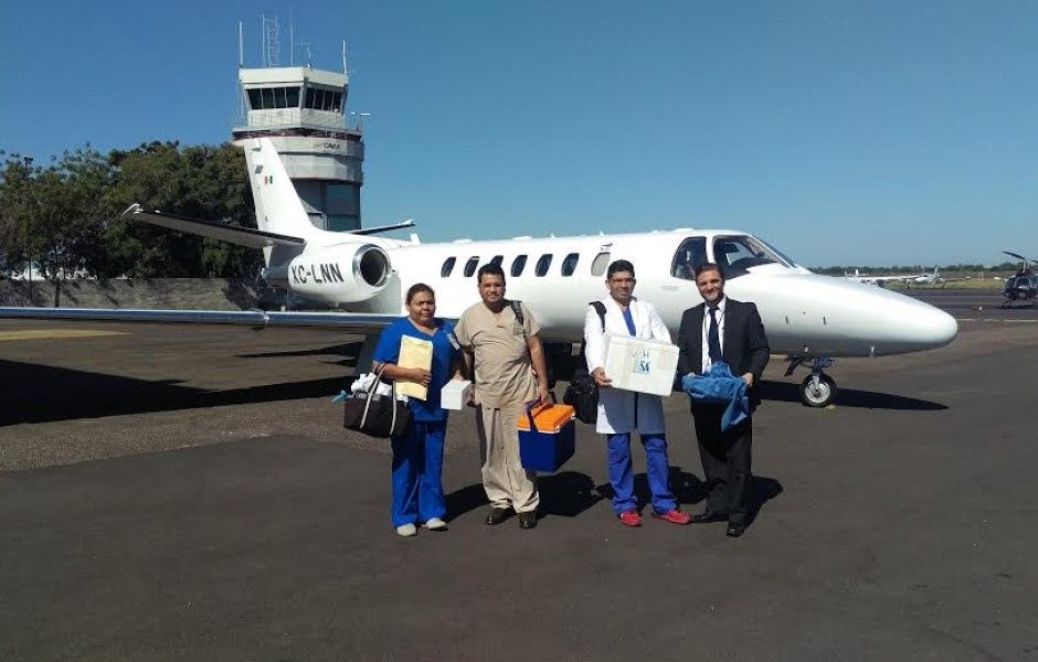 La PGR transporta corazón de Guadalajara a Culiacán