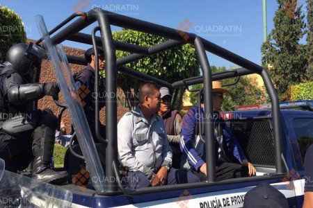 Detenienen a 47 personas por actos vandálicos en Morelia - detenidos-morelia