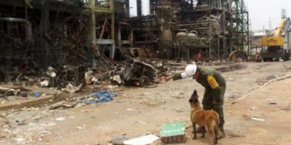 Suman 32 muertos por explosión en Coatzacoalcos