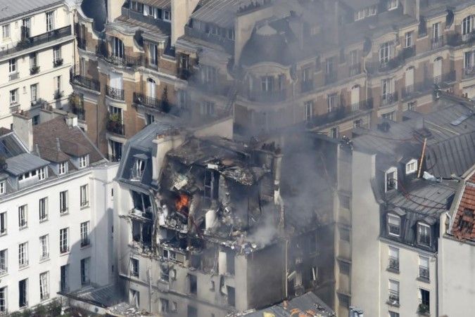 Explosión de gas en París deja 17 heridos