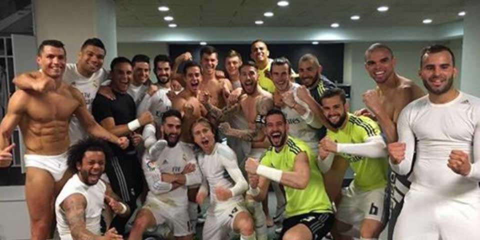 Club femenil parodia festejo del Real Madrid