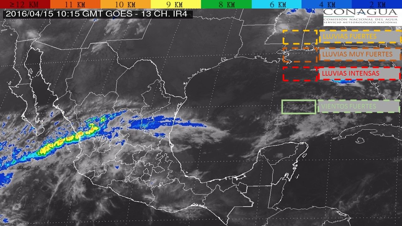 Prevén tormentas eléctricas y granizo en parte del país - ima_nwcastng-nal_06h_5710c6dd5e654
