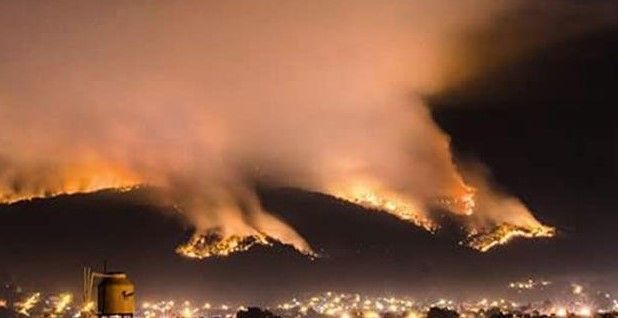 Incendio en Uruapan