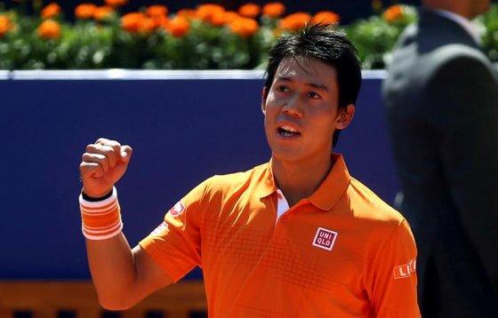 Rafa Nadal llega a la final del Abierto de Barcelona - kei-nishikori