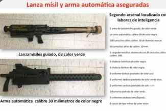 Decomisan armamento de alto calibre a criminales en Chihuahua - lanza-misiles