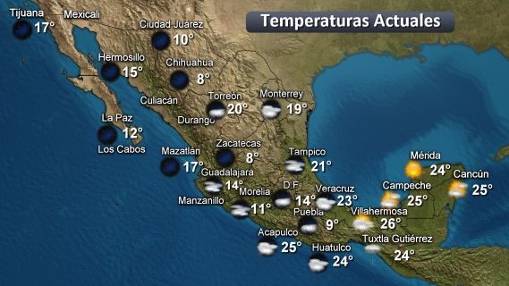 Prevén tormentas eléctricas y granizo en gran parte del país - mapa_tiempo-2-1