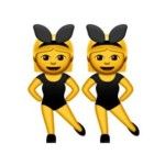 El significado oculto de los emojis más usados - mujeres-bailando-150x150