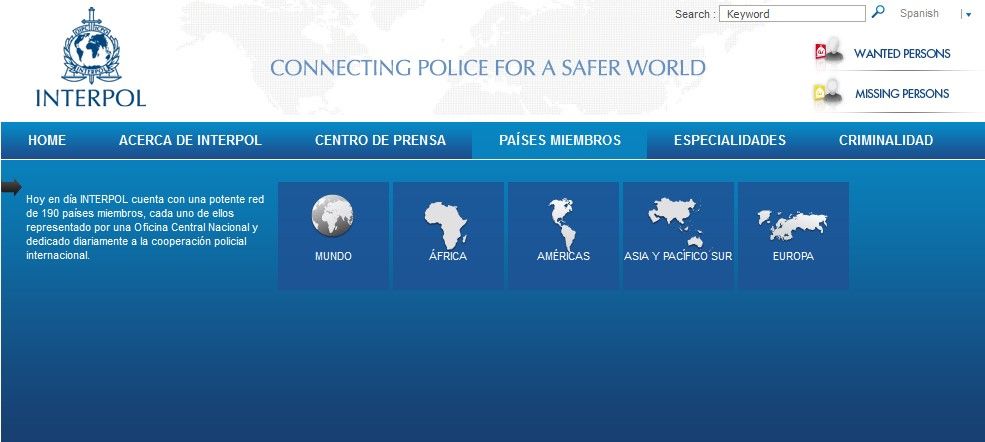 Piden a Interpol emitir "ficha roja" contra Alberto Sentíes - paises-miembros