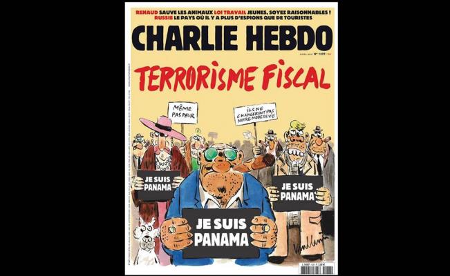Charlie Hebdo dedica portada al escándalo de Panamá Papers - paraiso_fiscal_charlie