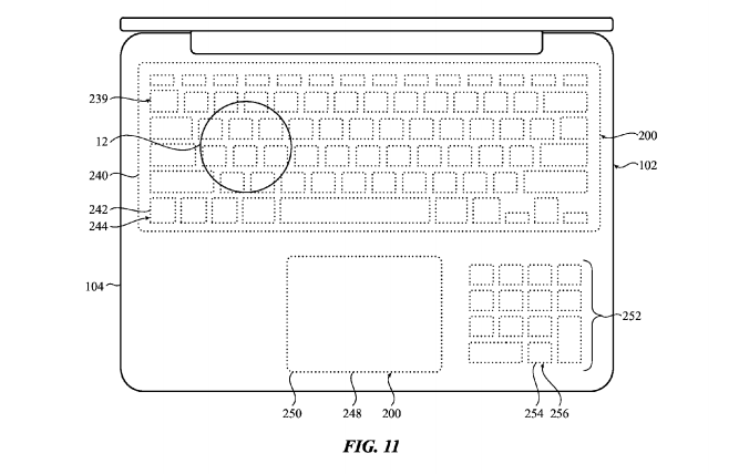 Apple podría crear una MacBook sin teclado - patente-macbook-1