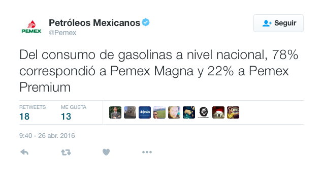 Aumenta consumo de gasolina Premium en México - pemex-tw-2