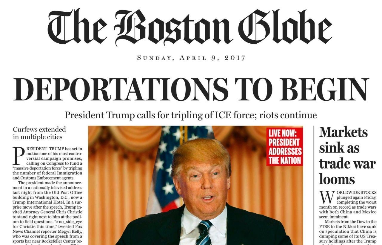 The Boston Globe se burla de Donald Trump - portada-fox-news