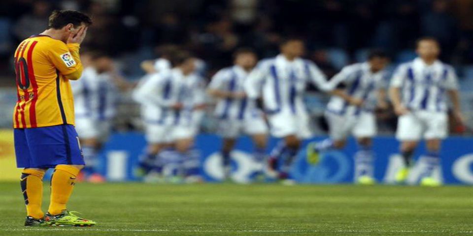 Barcelona cae ante la Real Sociedad y pierde ventaja en la cima