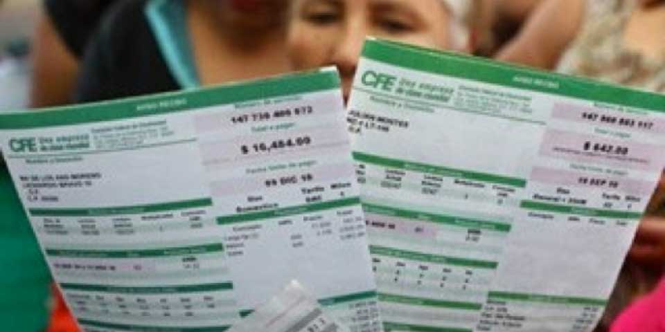 Hasta 35.5 millones de personas no verán aumento en recibo de luz: CFE Hasta 35.5 millones de personas no verán aumento en recibo de luz: CFE