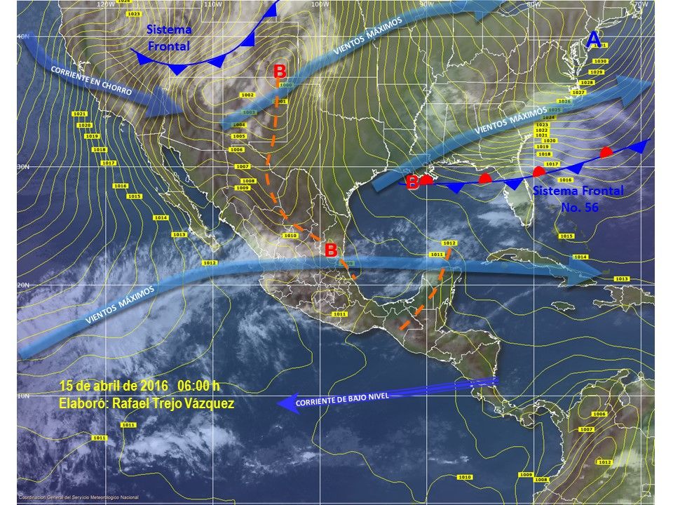 Prevén tormentas eléctricas y granizo en parte del país - sp15abr2016-06h_5710aba7779e4
