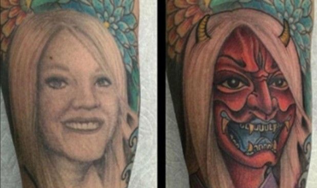 Transforma tatuaje de ex esposa en una imagen viral