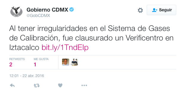 Clausuran verificentro por irregularidades en el sistema - verifi-twitter