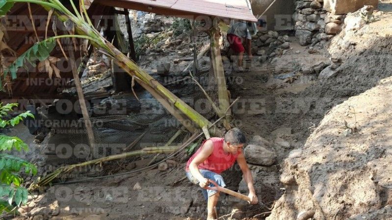 Lluvias provocan la muerte de un menor en Guerrero - vivienda-quechultenango-enfoque-informativo2