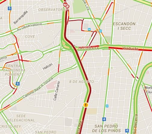 Tráfico intenso por volcadura en Periférico - volcadura-periferico