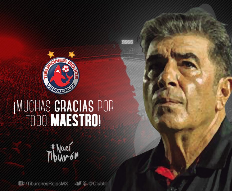 Carlos Reinoso deja la dirección técnica del Veracruz - 1463093560_Bye