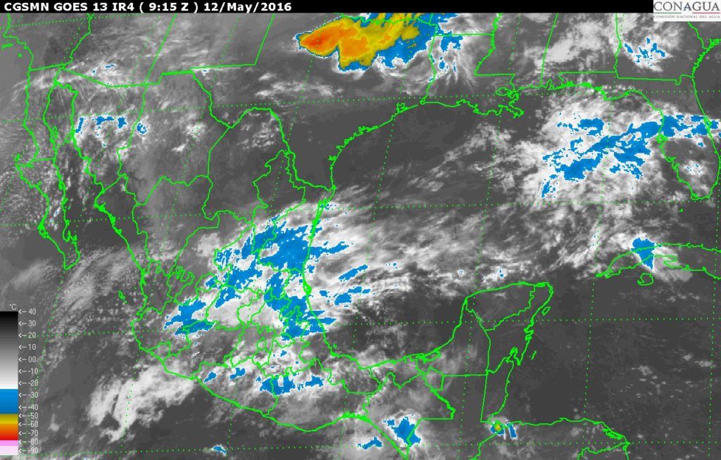 Frente frío provocará lluvias fuertes en casi todo el país - 201605120915-1024x654